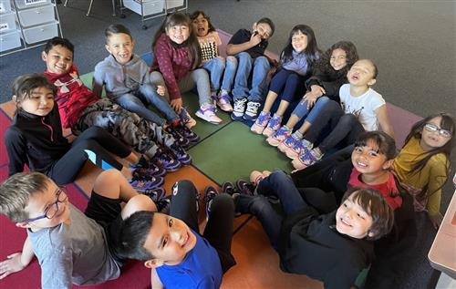 Group of Keeling Students
